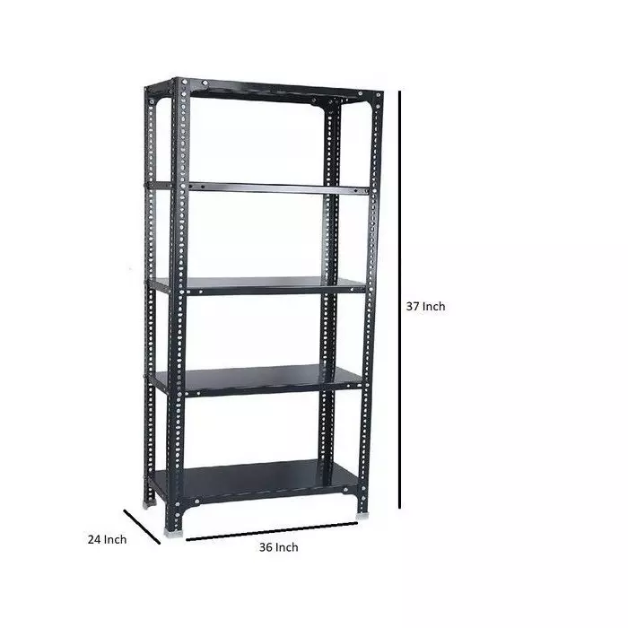 spacious-luggage-rack-iron-grey-5-shelves-24x36x37-inch-size