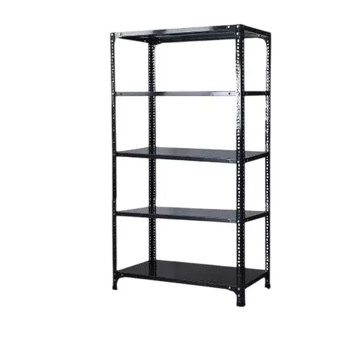 Spacious Luggage Rack Iron Grey Color 5 Shelves 15x24x88 inch Size