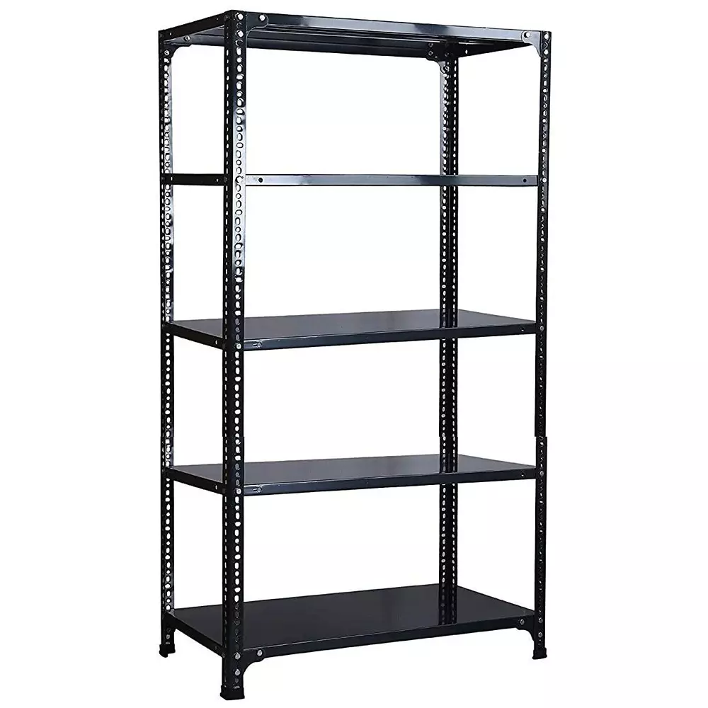Spacious Luggage Rack Grey 5 Shelves 12x36x59 inch Size