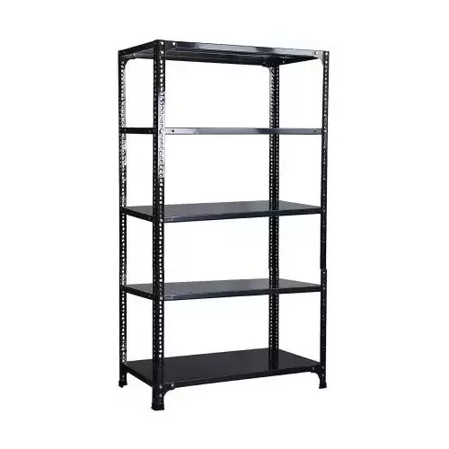 Spacious Luggage Rack Black 5 Shelves 72x36x12 inch Size