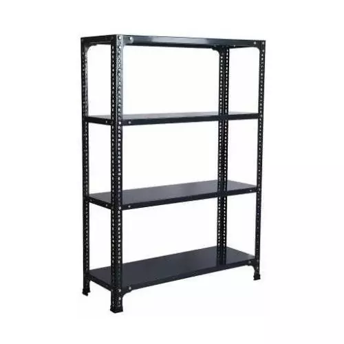 Spacious Luggage Rack Grey 4 Shelves 12x36x58 inch Size