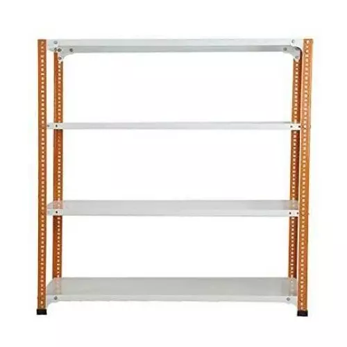 spacious-luggage-rack-orange-and-white-4-shelves-18x36x47-inch-size