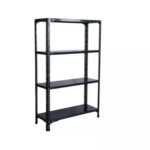 Spacious Luggage Rack Grey 4 Shelves 12x36x61 inch Size