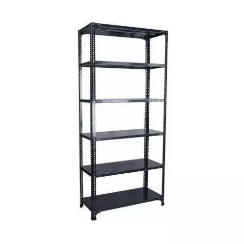 Spacious Luggage Rack Grey 6 Shelves 12x24x47 inch Size