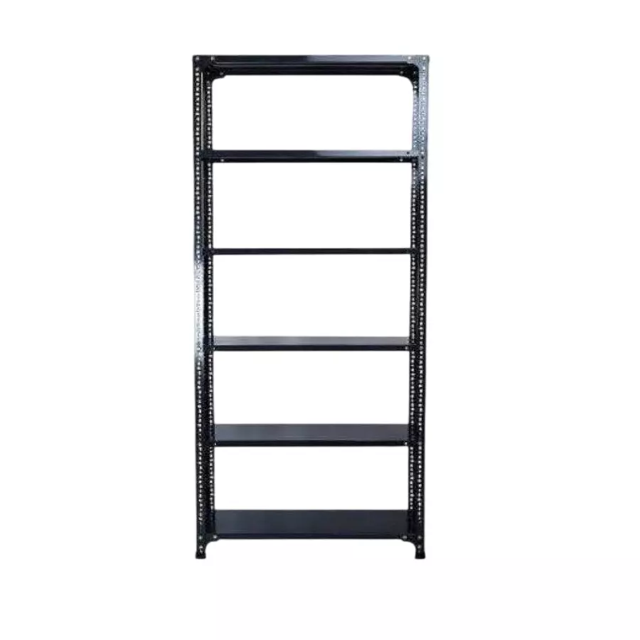 Spacious Luggage Rack Grey 6 Shelves 12x24x71 inch Size