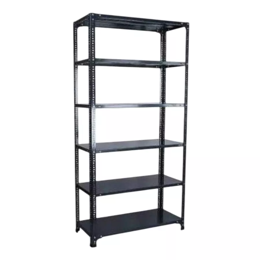 Spacious Luggage Rack Grey 6 Shelves 24x36x79 inch Size
