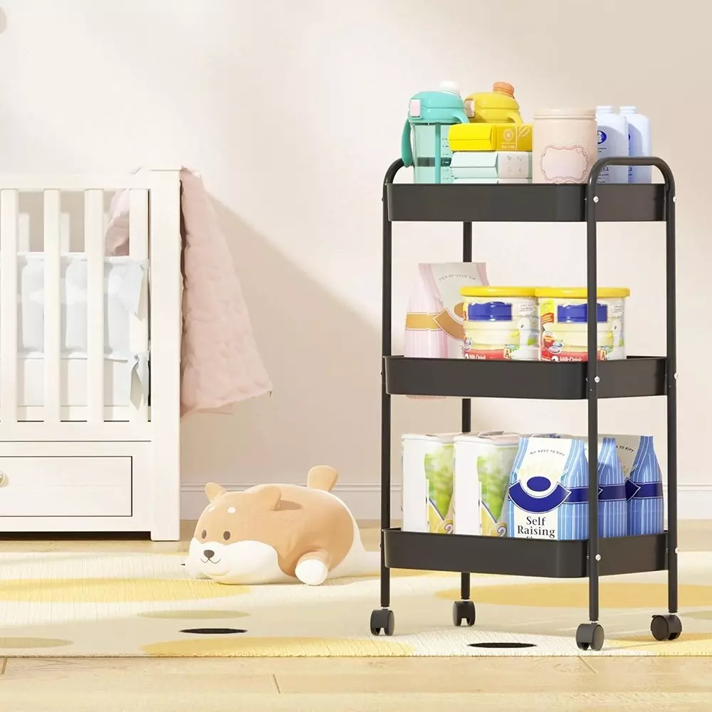 bigapple-multipurpose-foldable-rack-trolley-iron-3-tier-755x45x29-cm-overall-size-black-with-4-rubber-wheels
