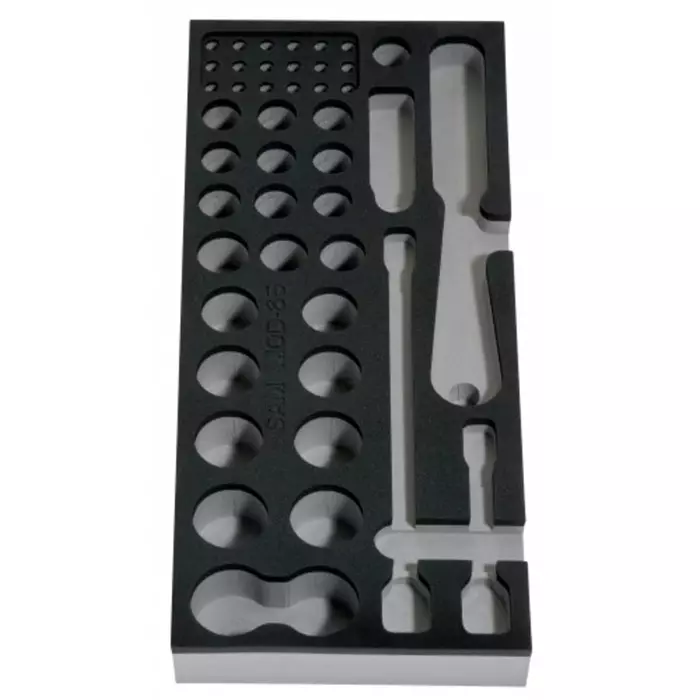 Sam Tool Tray Foam inner Dimensions 405x180x40 mm W 180 L 405 H 40 mm, MOD-65