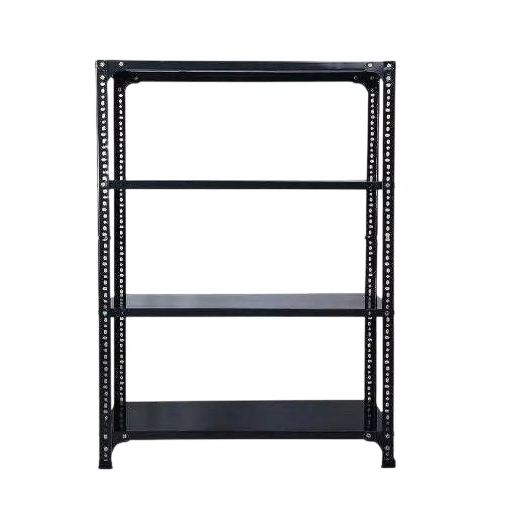 Spacious Metal Kitchen Cabinet Black 4 Shelves 15x36x59 inch Size