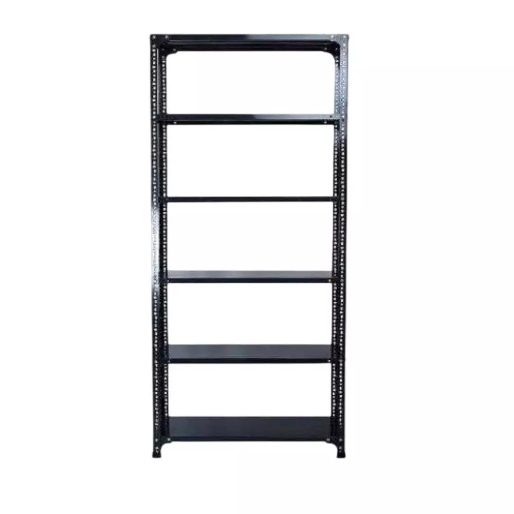 Spacious Metal Kitchen Cabinet Grey 6 Shelves 12x36x49 inch Size