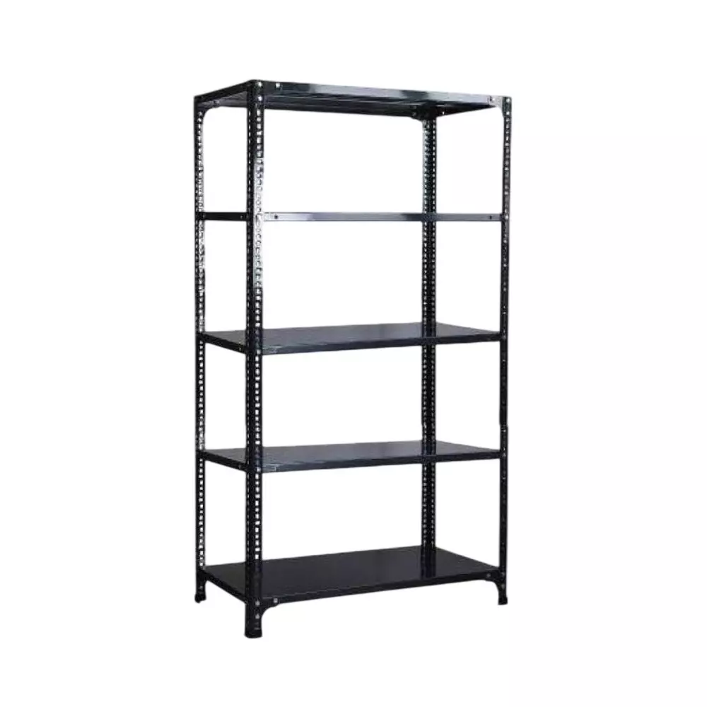 Spacious Metal Kitchen Cabinet Grey 5 Shelves 18x36x88 inch Size