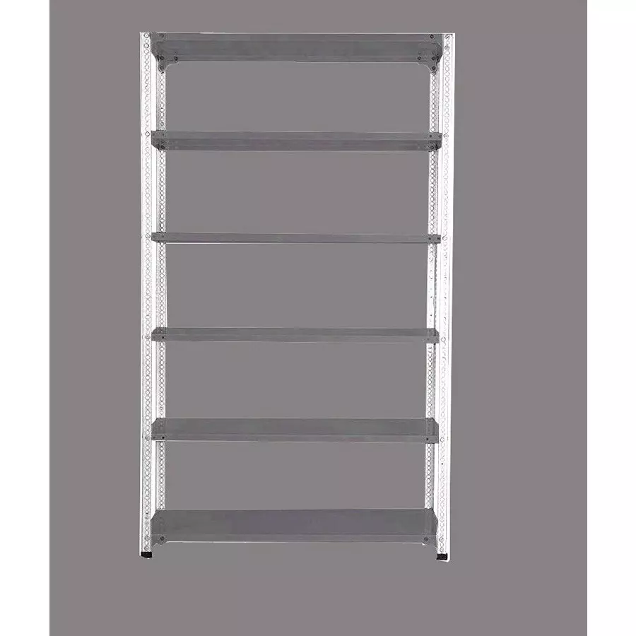 spacious-luggage-rack-white-and-grey-color-6-shelves-12x36x59-inch