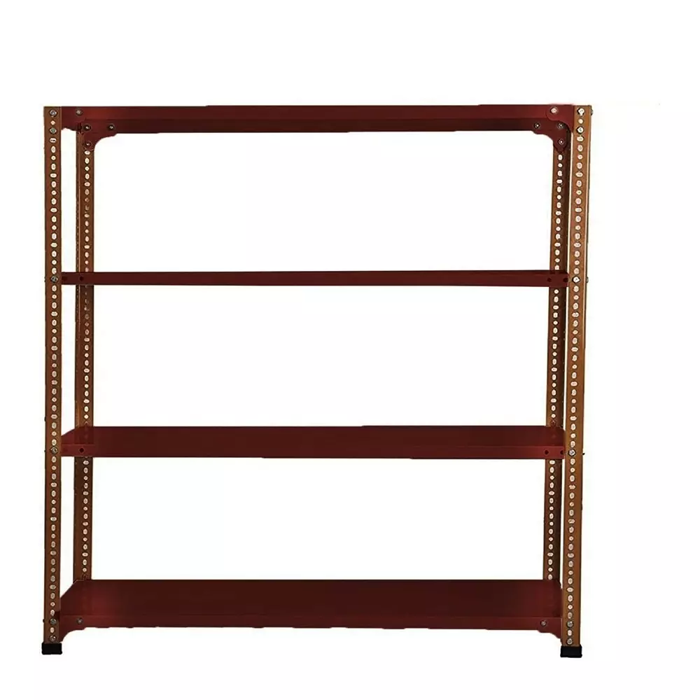 spacious-luggage-rack-brown-and-chocolate-color-4-shelves-15x36x87-inch