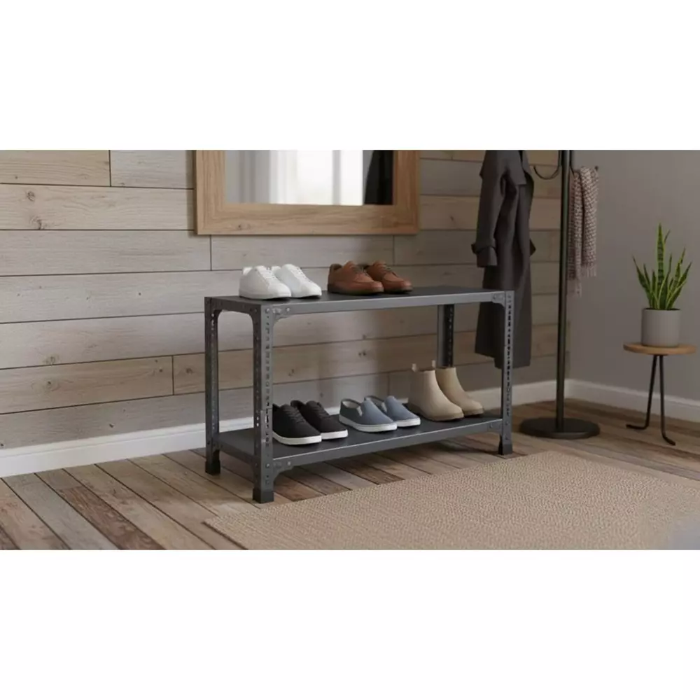 spacious-shopsy-shoe-metal-rack-grey-2-shelves-9x36x36-inch-size