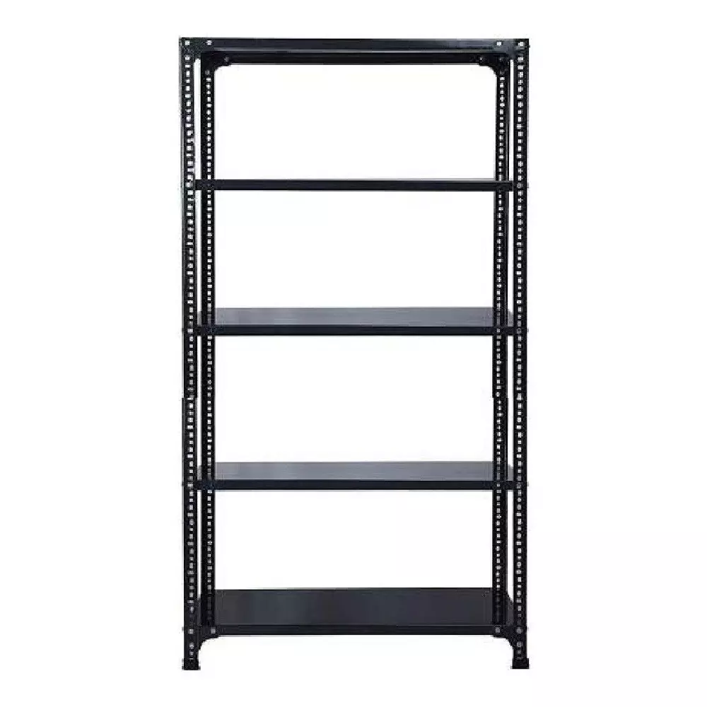 spacious-shoe-rack-black-5-shelves-12x36x98-inch-size