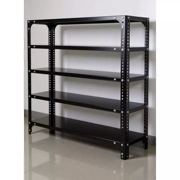 spacious-luggage-rack-black-5-shelves-9x36x36-inch-size