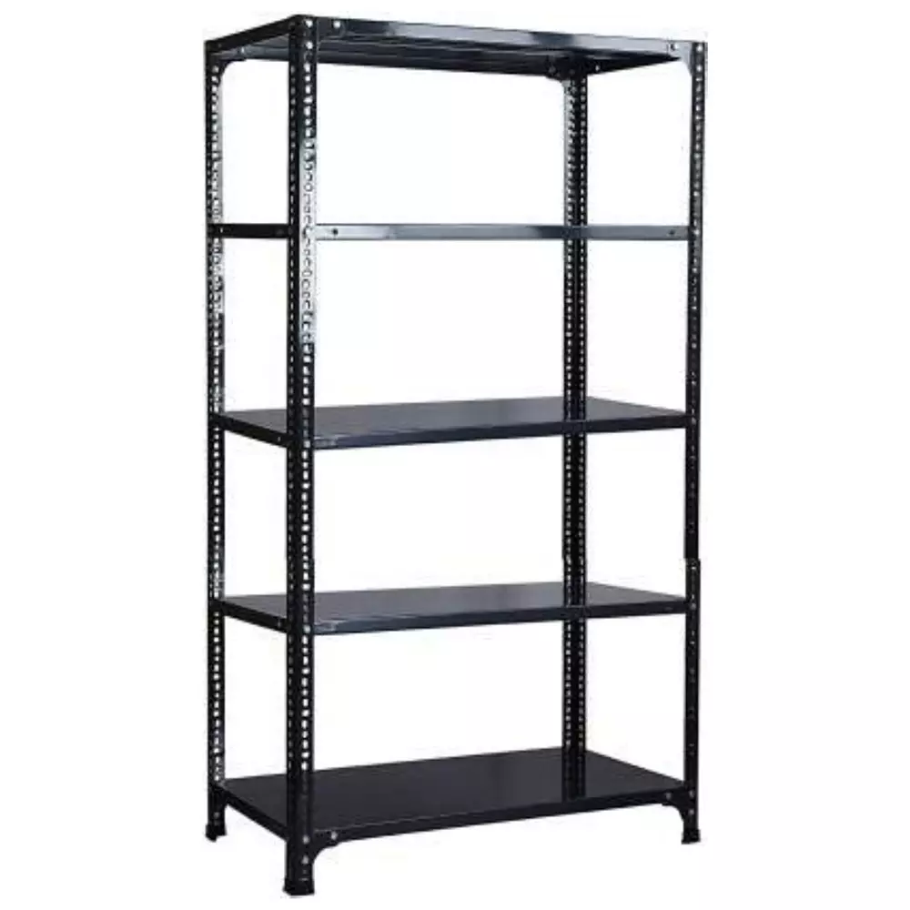 Spacious Book Shelf Rack Grey Color 5 Shelves