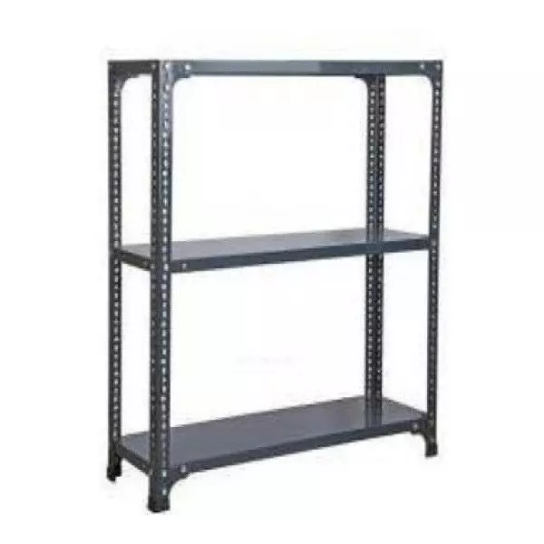 Spacious Luggage Rack Grey 3 Shelves 12x24x23 inch Size