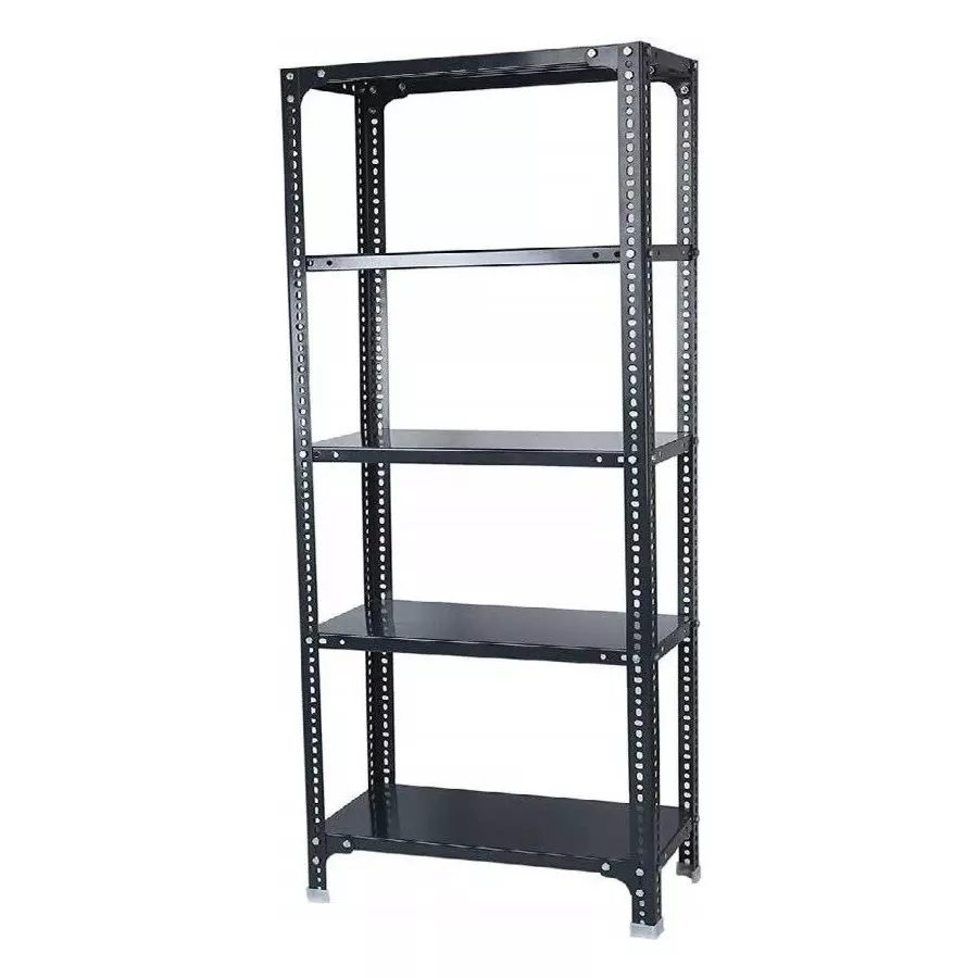 Spacious Luggage Rack Grey 5 Shelves 24x36x78 inch Size