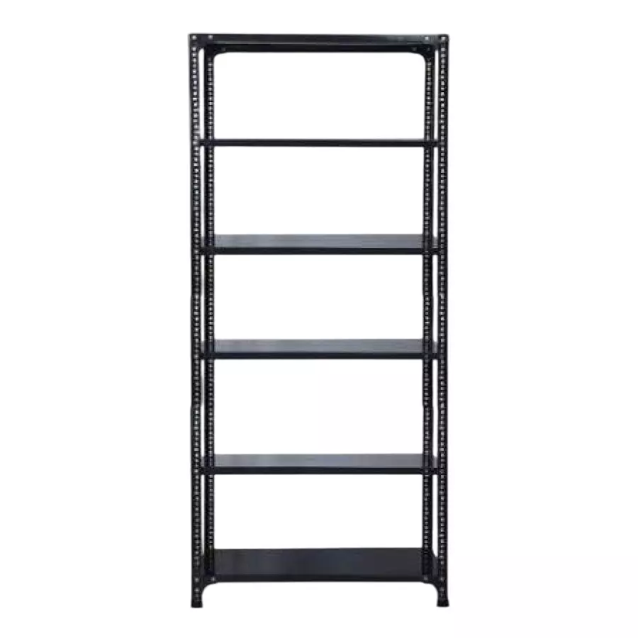 Spacious Luggage Rack Grey 6 Shelves 24x36x60 inch Size