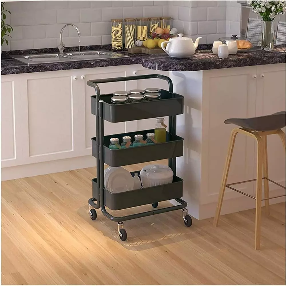 bigapple-multipurpose-foldable-rack-trolley-iron-3-tier-86x43x36-cm-overall-size-black-with-4-rubber-wheels