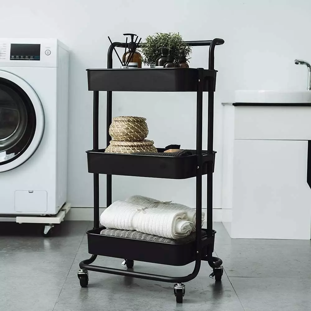 bigapple-multipurpose-foldable-rack-trolley-iron-3-tier-86x43x36-cm-overall-size-black-with-4-rubber-wheels