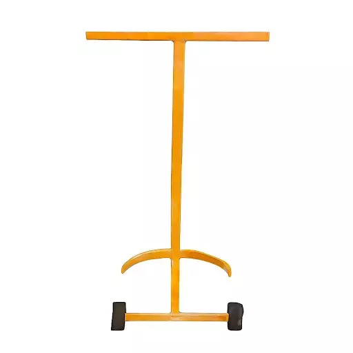 Rimsha LPG Cylinder Handling Trolley 6 Inch (15.24 cm) Wheel Size Solid Rubber 300x300x1500 mm Mild Steel for Industrial Use
