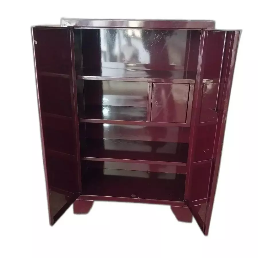 Rimsha Storage Cabinet with 3 Shelves 1000x500x1500 mm Mild Steel for Industrial Use