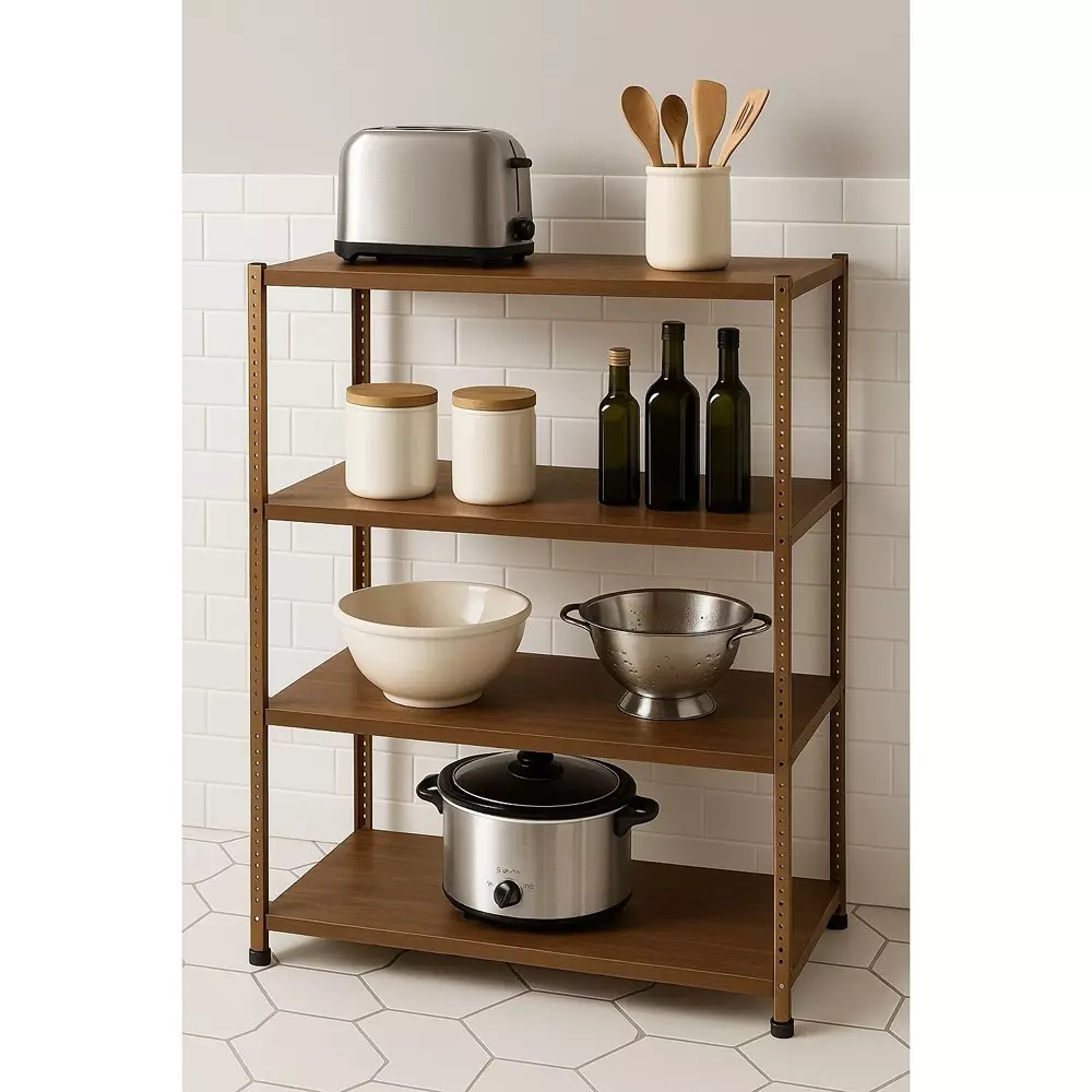 spacious-metal-kitchen-cabinet-dark-chocolate-4-shelves-12x36x61-inch