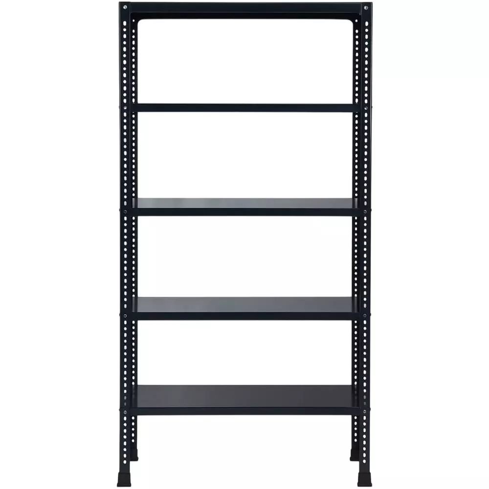 Spacious Metal Kitchen Cabinet Grey 6 Shelves 12x24x47 inch Size