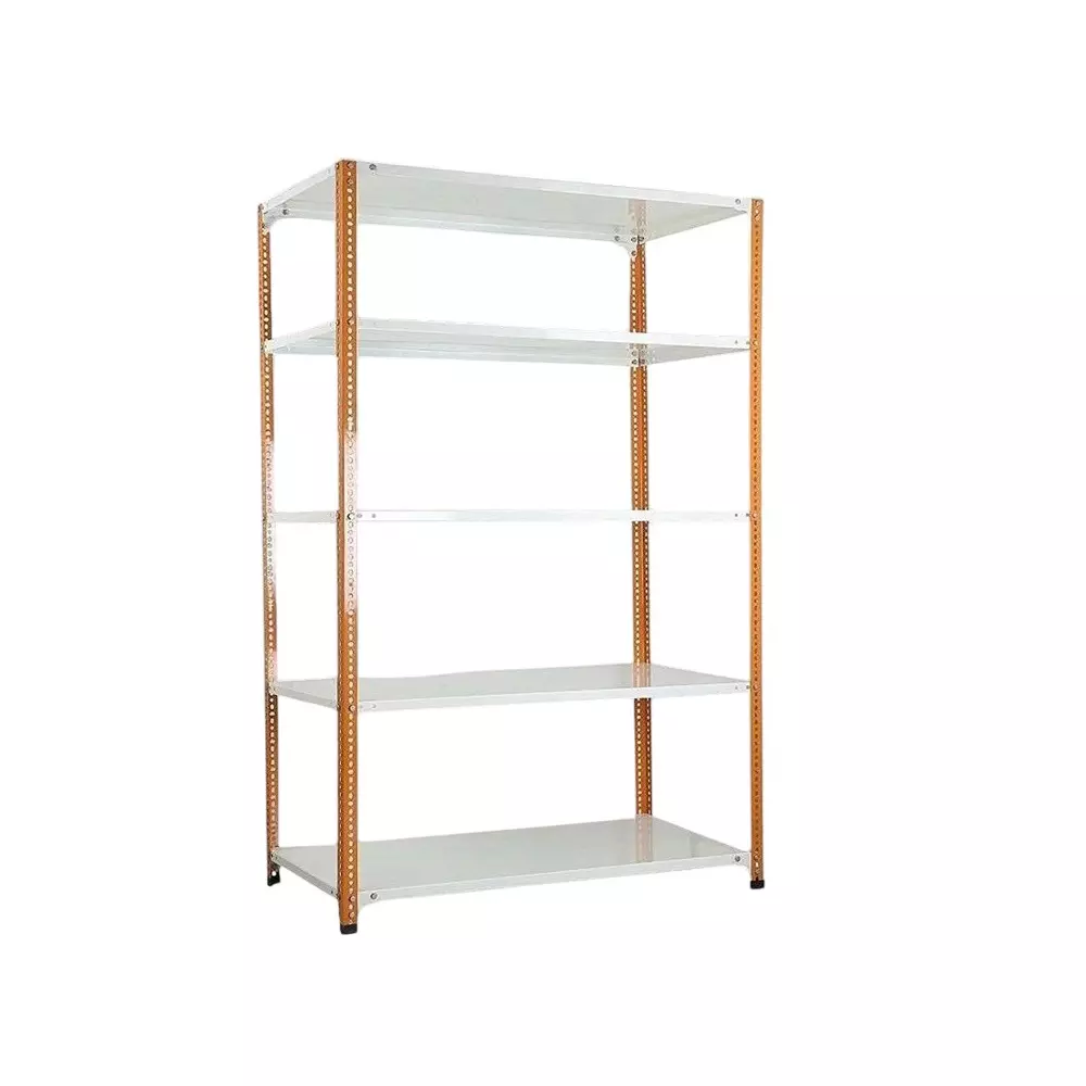 spacious-metal-kitchen-cabinet-orange-and-ivory-5-shelves-12x36x71-inch