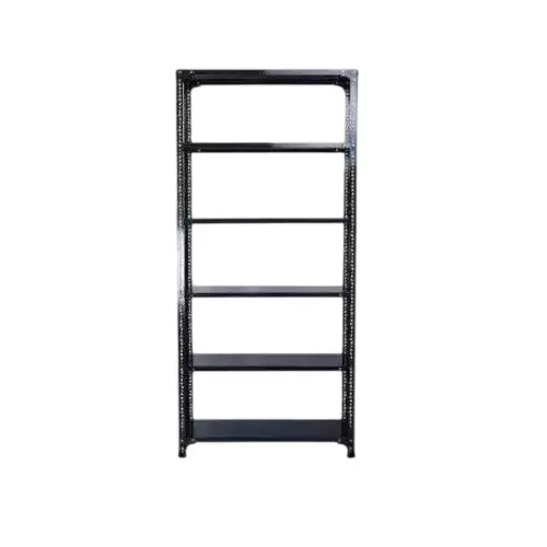Spacious Luggage Rack Iron Grey Color 6 Shelves 18x36x47 inch Size (Pack of 2)