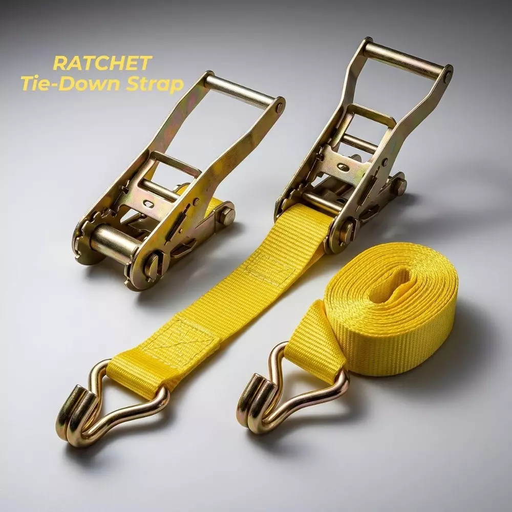trion-products-05-ton-ratchet-strap-with-double-j-hook-46-feet-14-m-length-x-1-inch-254-mm-width-and-1500-kg-break-strength-yellow-1541j46