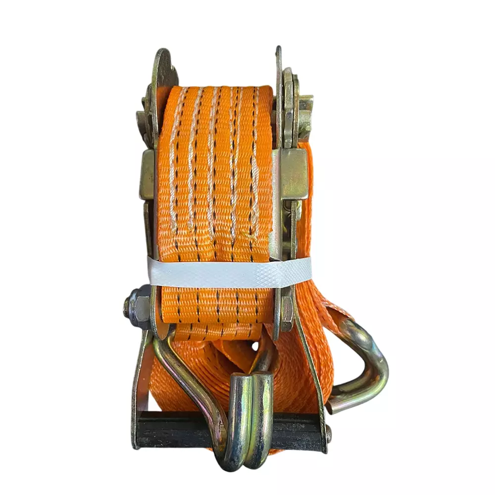 Sankalp 5 Ton 2 Piece Cargo Lashing Belt Orange Color Polyester Body 10 m Length for Commercial & Industrial Purpose