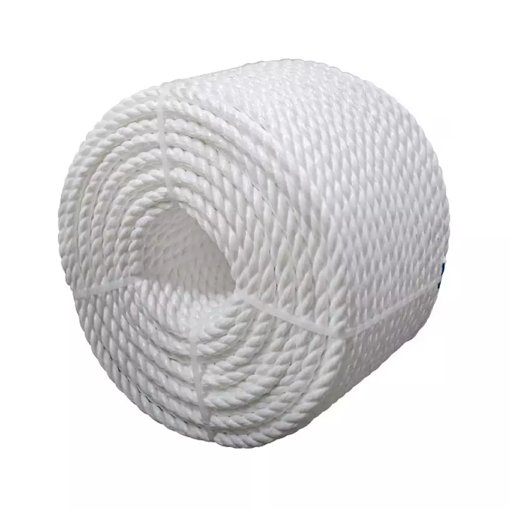 SINGHAL PP Rope White 6 mm Thickness, 50 m Length