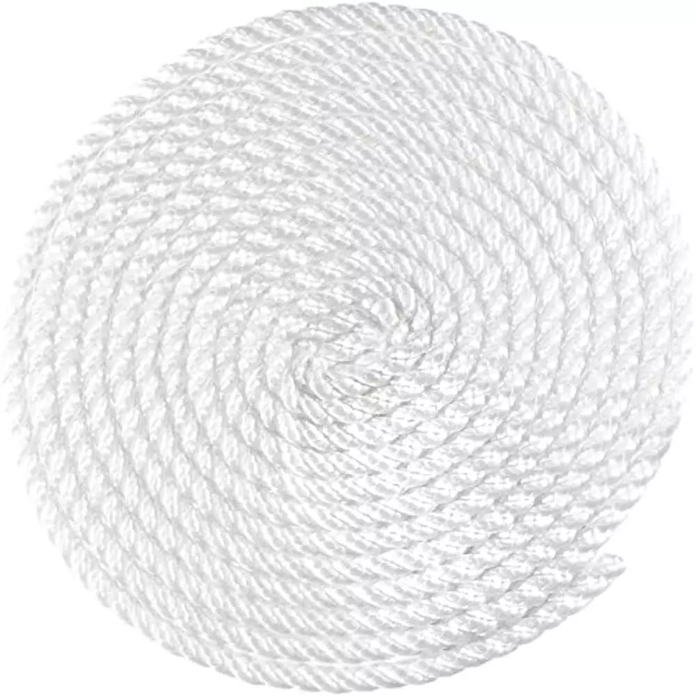 SINGHAL PP Rope White 6 mm Thickness, 200 m Length