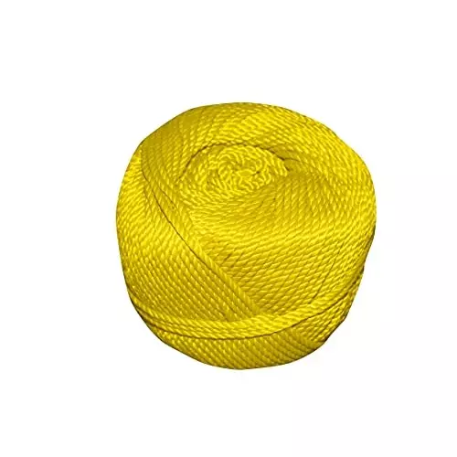 MM WILL CARE Clothes Drying Rope Nylon Yellow 2.5 mm x 50 m