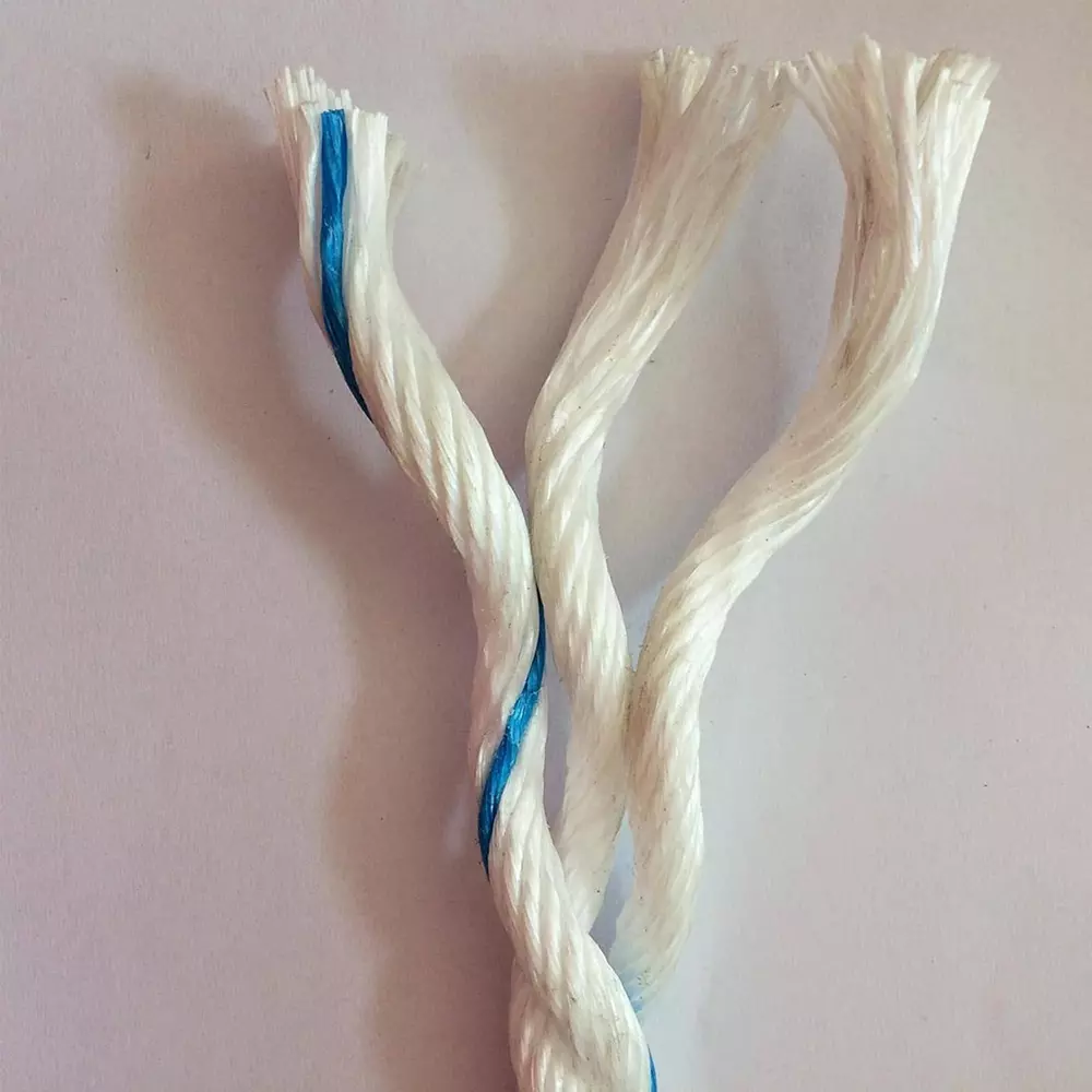 SINGHAL PP Rope White 6 mm Thickness, 20 m Length