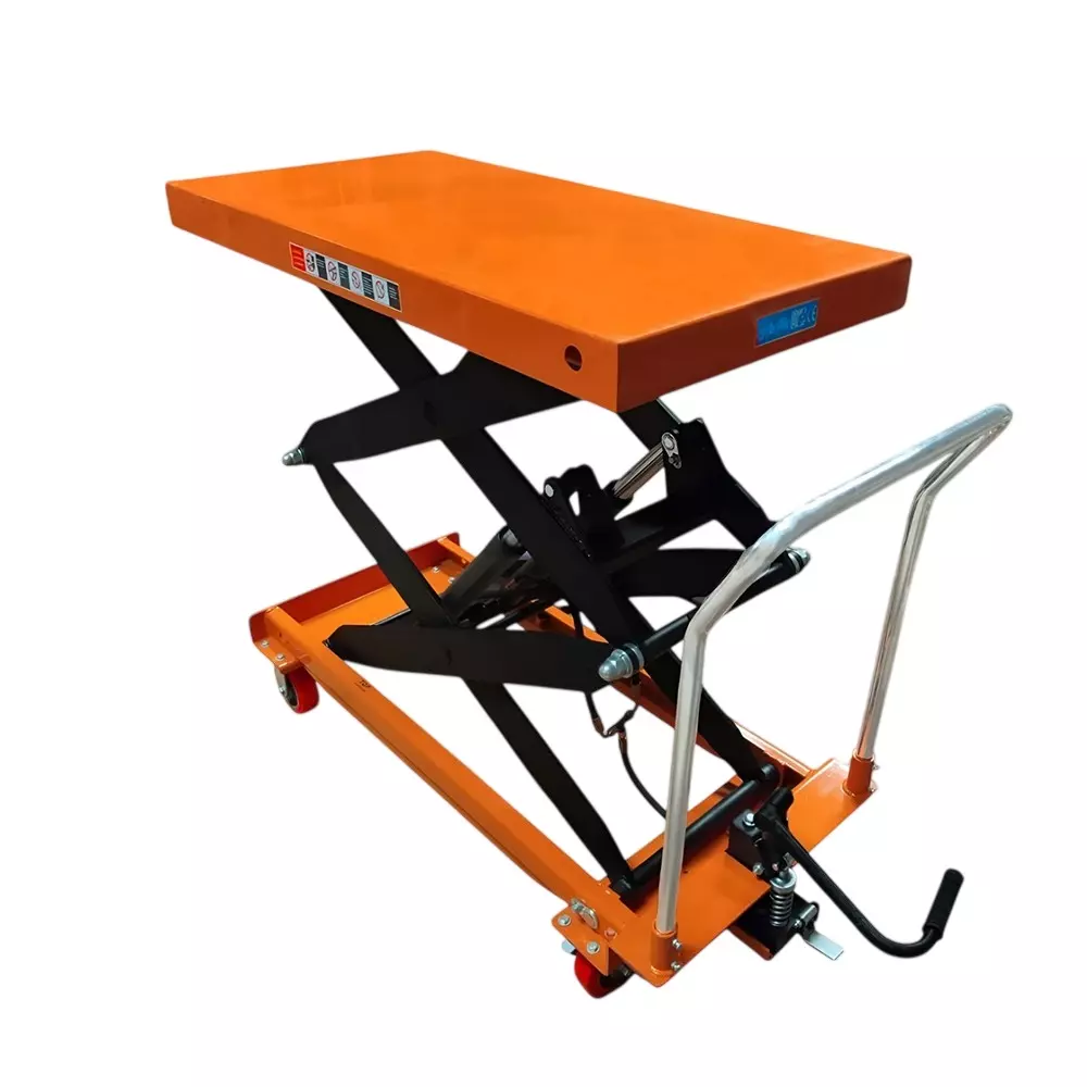 Voltz Hydraulic Lift Trolley with 1 Ton Load Capacity and 1700 mm Lifting Height in Powder Coated Finish