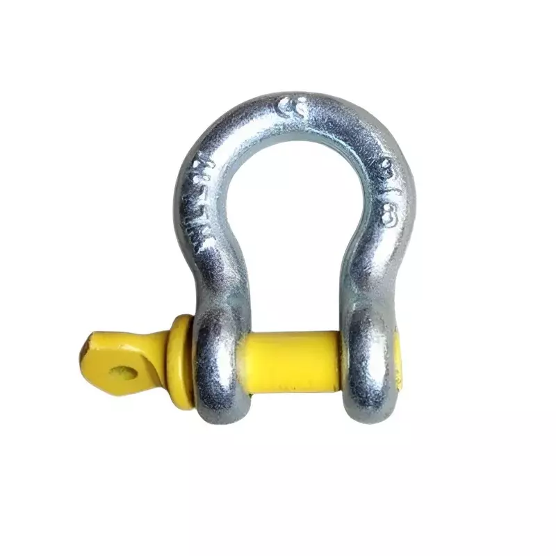 GENERIC Heavy Duty Bow Shackle Screw Pin Type Alloy Steel 17 Ton Load Capacity 12 mm Pin Diameter, AD-HT-20224052