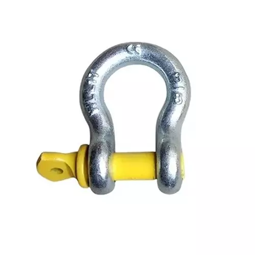 GENERIC Heavy Duty Bow Shackle Screw Pin Type Alloy Steel 35 Ton Load Capacity 12 mm Pin Diameter, AD-HT-20224054