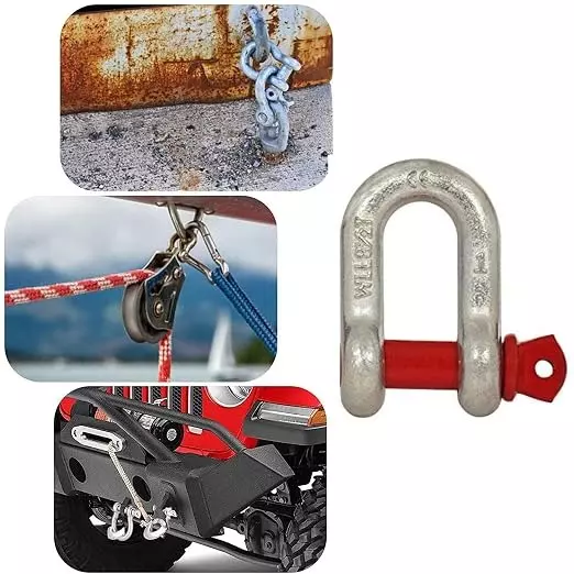 zossta-d-shackle-with-screw-pin-anchor-alloy-steel-silver-1-ton-1000-kg-pull-capacity-for-towing-pulling-pack-of-2-pcs