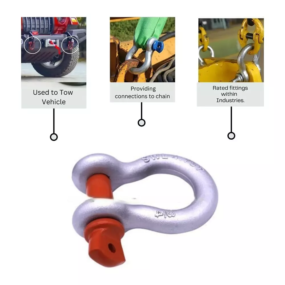 conclood-india-1-ton-d-shackle-drop-forged-alloy-steel-body-red-silver-color-for-towing-pulling-car-trucks-suv-more-ci-d-1t-pack-of-2