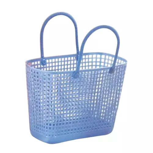 ARISTO Shopping Basket 5 L Capacity Small Size Plastic Material Blue Color, ANKITA