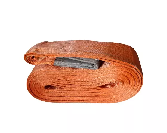 Sankalp 6 mtr Eco Polyester Duplex Web Sling 250 mm with 10000 Kg (10 Ton) Holding Capacity-Orange