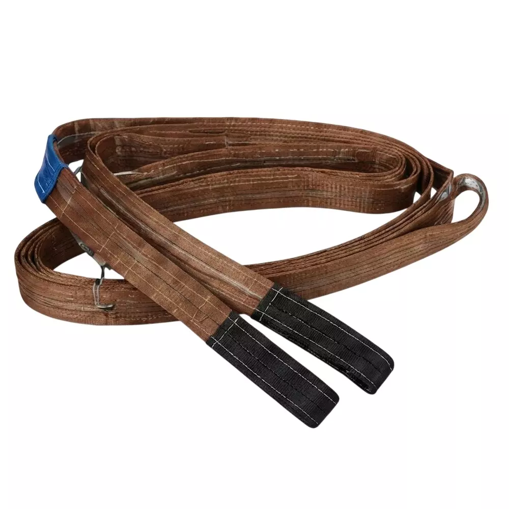Polystud Lifting Webbing Sling Belt 150 mm Width Brown 6 m Length 6 Ton (6000 Kg) Capacity