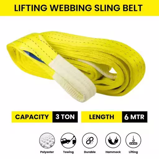 mahakal-webbing-sling-lifting-belt-yellow-polyester-6-m-length-3-ton-3000-kg-lifting-capacity-for-construction-area-warehouse-use