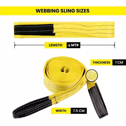mahakal-webbing-sling-lifting-belt-yellow-polyester-6-m-length-3-ton-3000-kg-lifting-capacity-for-construction-area-warehouse-use