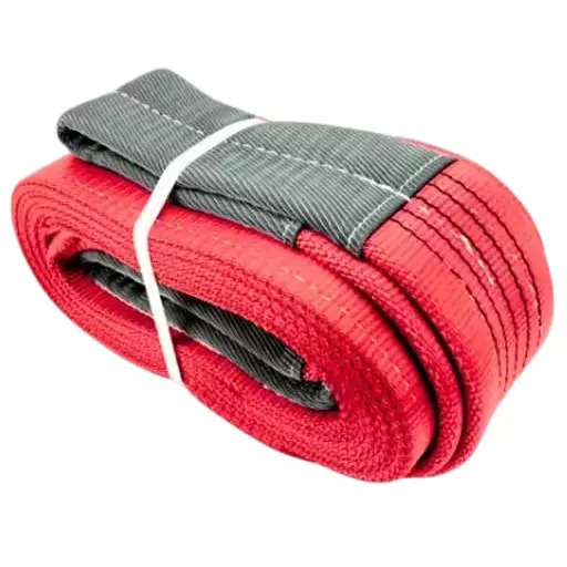 Mahakal Webbing Sling Lifting Belt Red Polyester 5 m Length 5 Ton (5000 Kg) Lifting Capacity for Construction Area & Warehouse Use