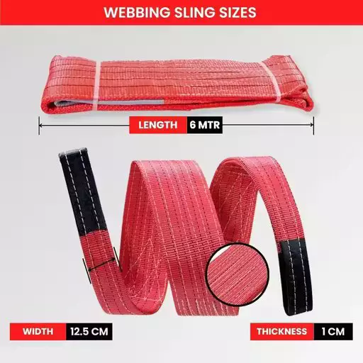 mahakal-webbing-sling-lifting-belt-red-polyester-6-m-length-5-ton-5000-kg-lifting-capacity-for-construction-area-warehouse-use